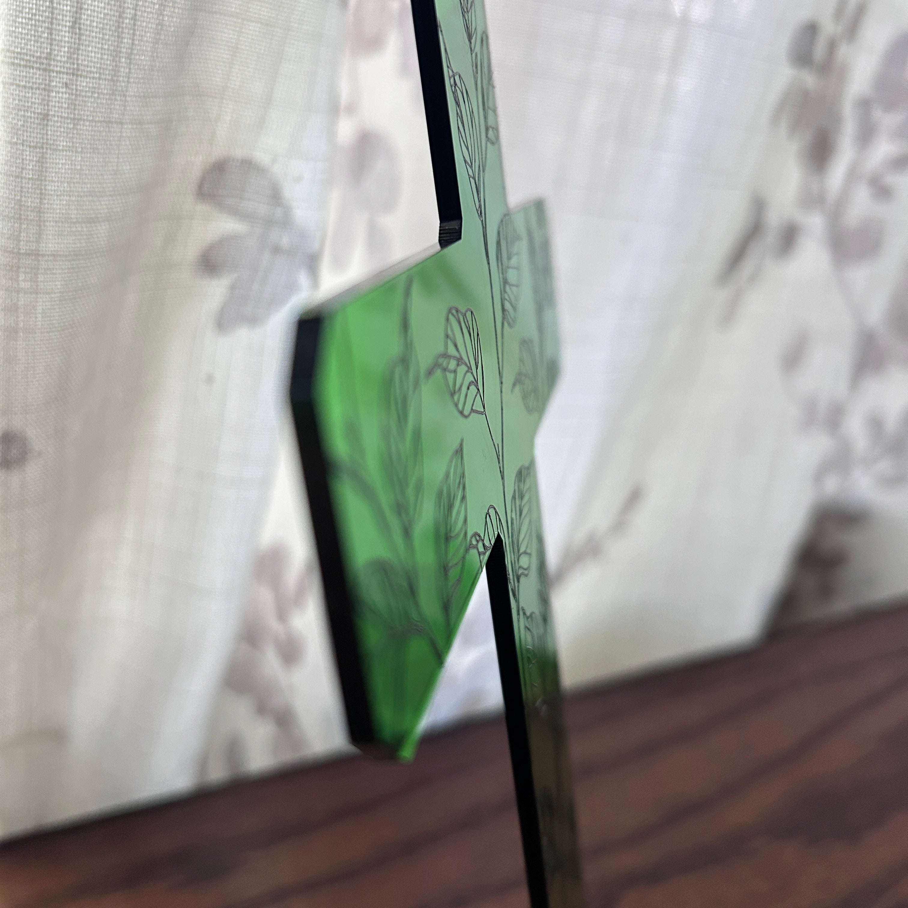 Evergreen ~ Green Acrylic Cross
