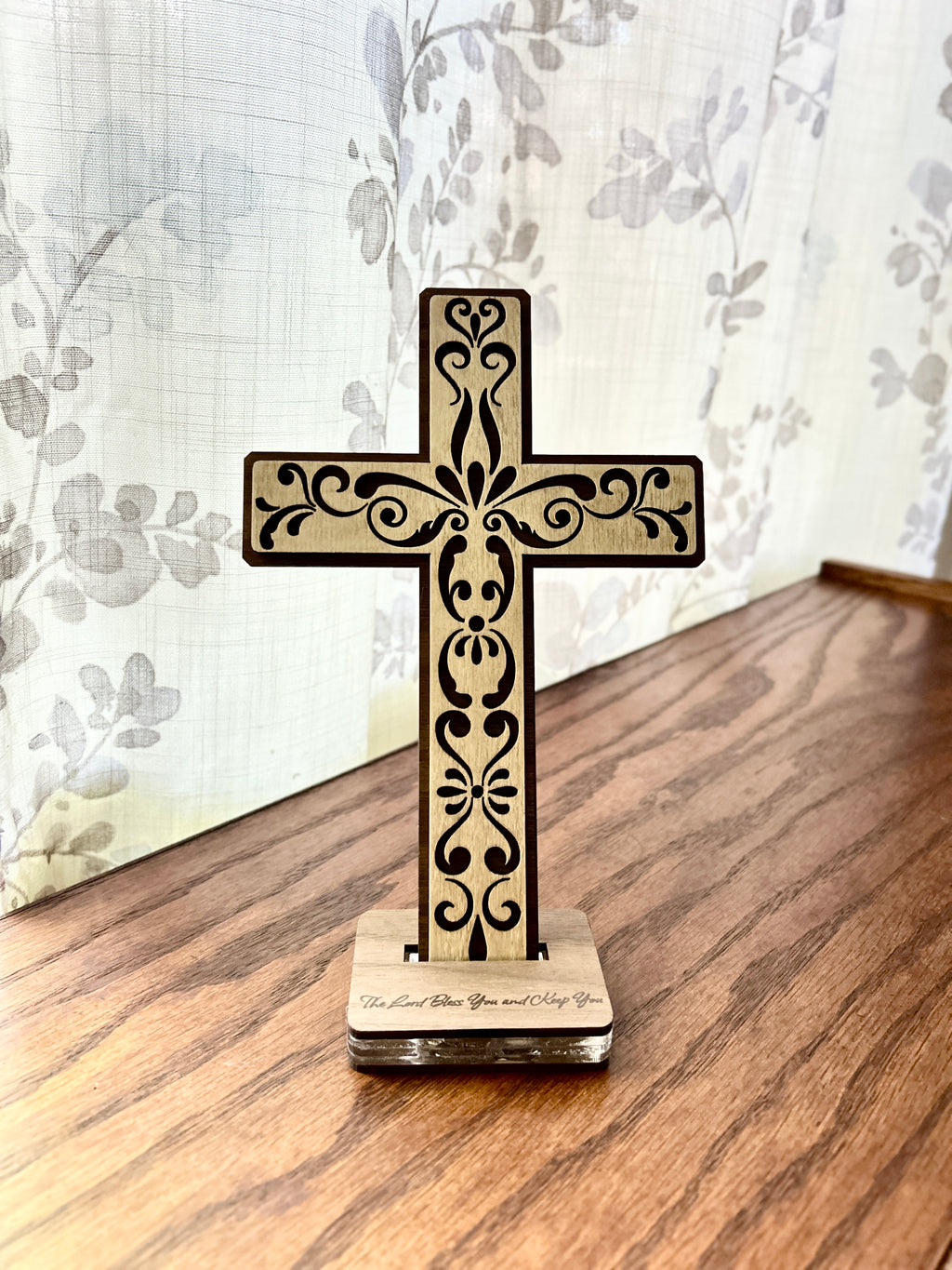 Beauty Within ~ Layered Wood Cross