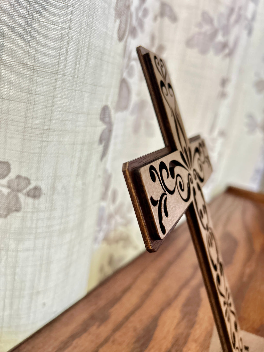 Beauty Within ~ Layered Wood Cross
