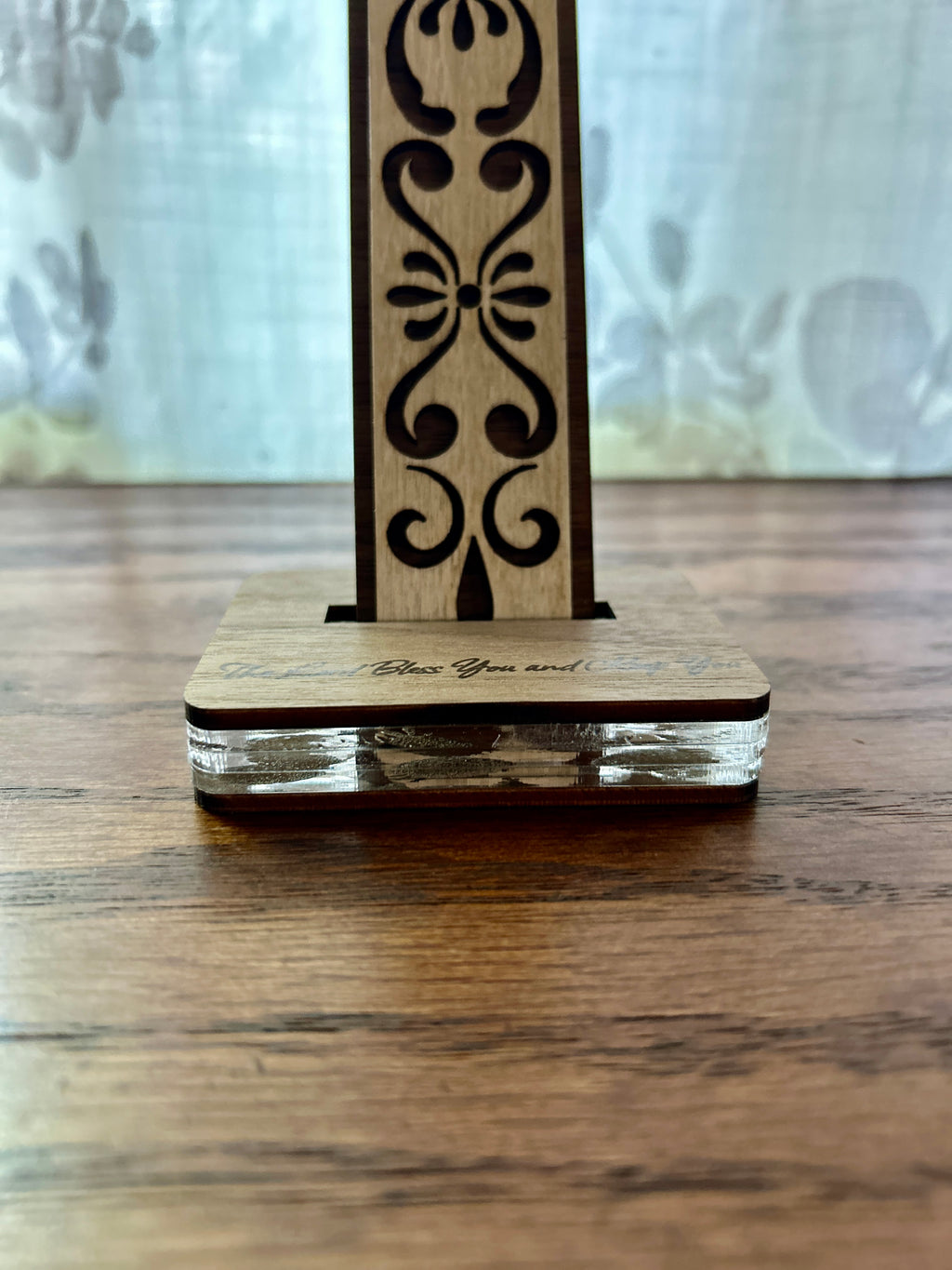 Beauty Within ~ Layered Wood Cross
