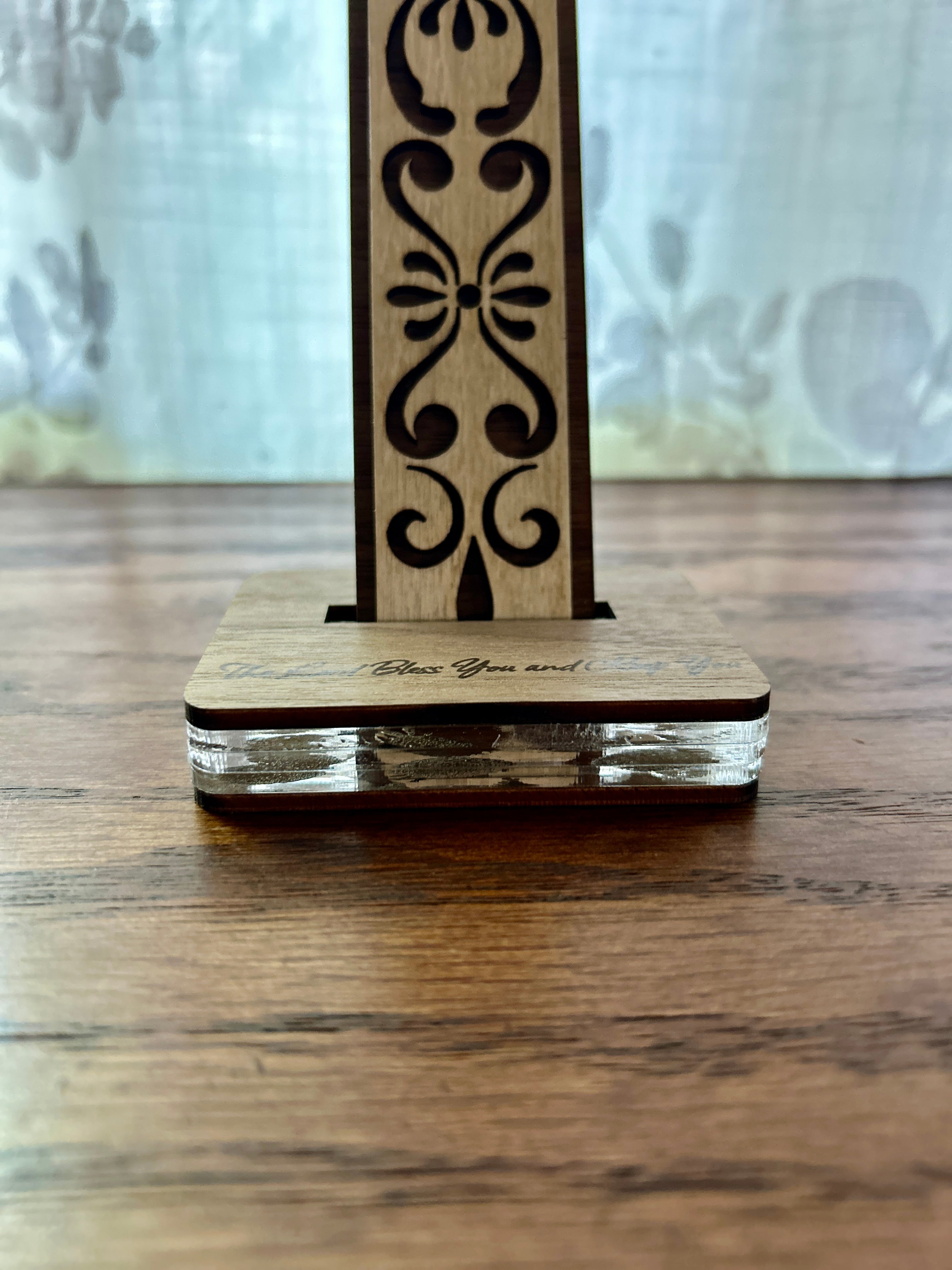 Beauty Within ~ Layered Wood Cross